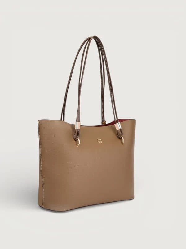 THE NARA TOTE IN - ESPRESSO BROWN image 2
