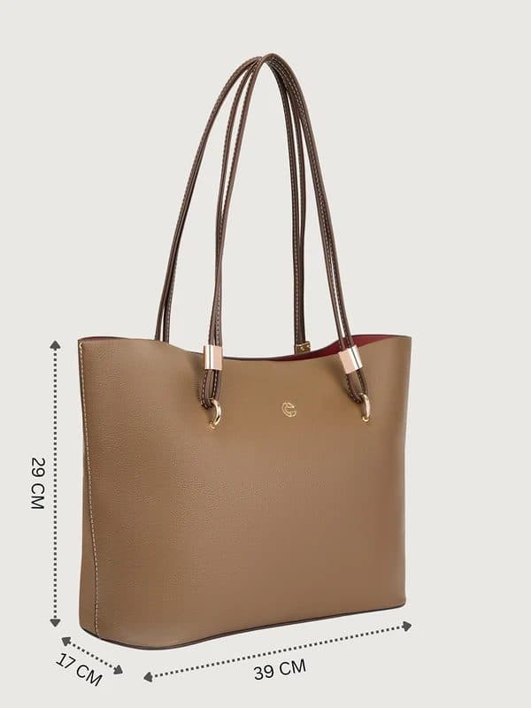 THE NARA TOTE IN - ESPRESSO BROWN image 7