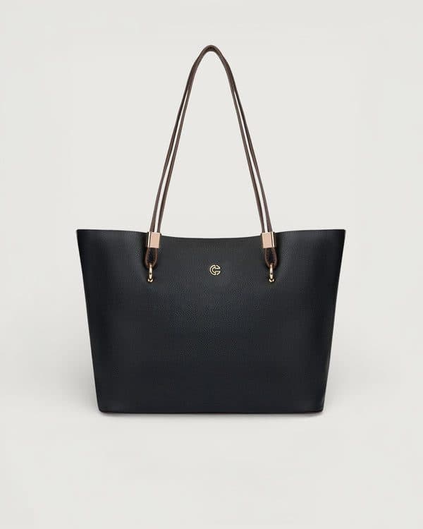THE NARA TOTE IN - JET BLACK image 1