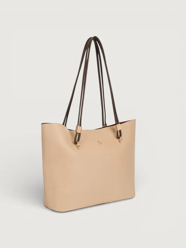 THE NARA TOTE IN - TAUPE image 2