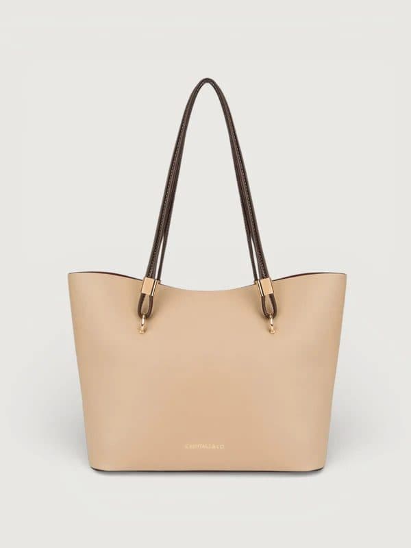THE NARA TOTE IN - TAUPE image 4