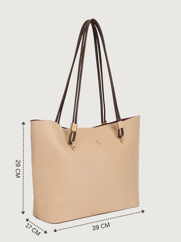 THE NARA TOTE IN - TAUPE image 7