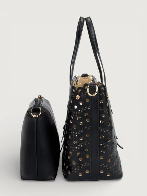 THE ROSEWAVE TOTE – JET BLACK image 3