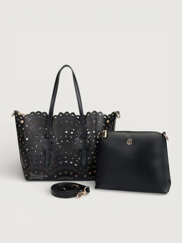 THE ROSEWAVE TOTE – JET BLACK image 6
