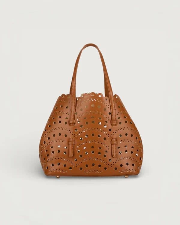 THE ROSEWAVE TOTE – MOCHA BROWN image 1