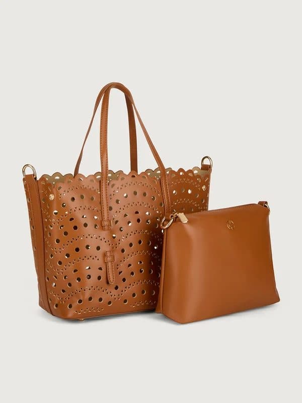 THE ROSEWAVE TOTE – MOCHA BROWN image 2