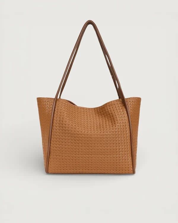 THE SONARA TOTE - COGNAC TAN image 1