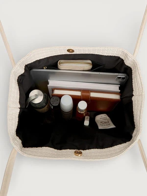 THE SONARA TOTE – CREAM image 5