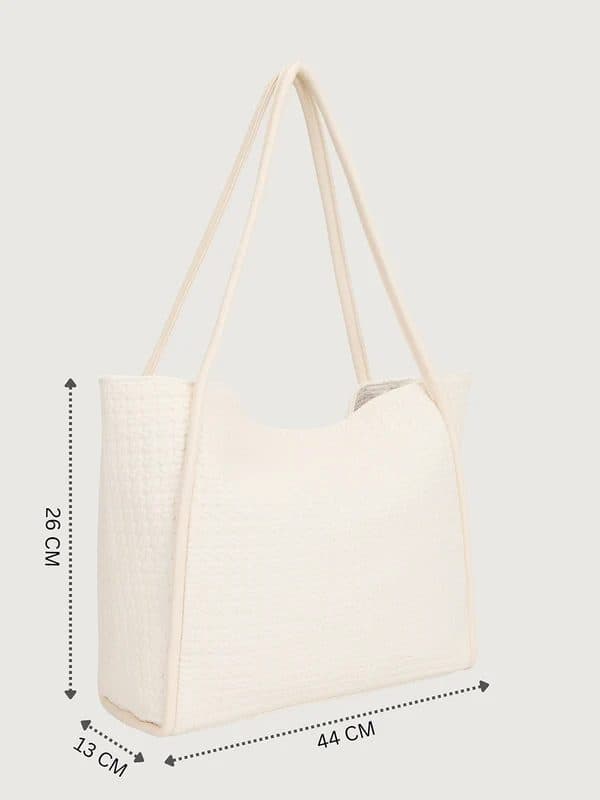 THE SONARA TOTE – CREAM image 6