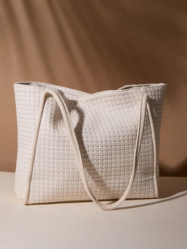 THE SONARA TOTE – CREAM image 7